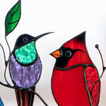 🎁Tentures de vitrail oiseaux🐦