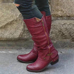 Bottes Aux Genoux Pour Femmes Bottes Punk - ciaovie