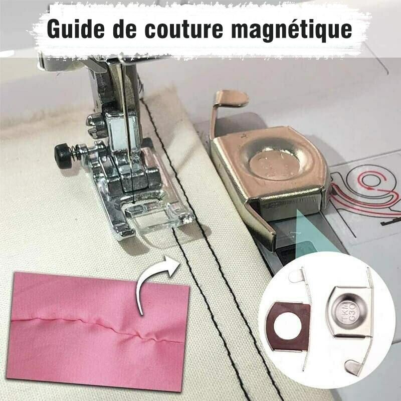 Guide de Couture Magnétique pour Machine à Coudre