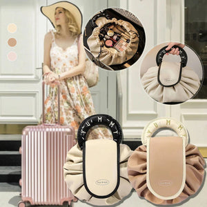 Sac à main avec cordon de serrage pour le maquillage