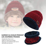Ciaovie™ Ensemble Hiver Bonnet avec Écharpe en Tricot - ciaovie