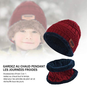 Ciaovie™ Ensemble Hiver Bonnet avec Écharpe en Tricot - ciaovie