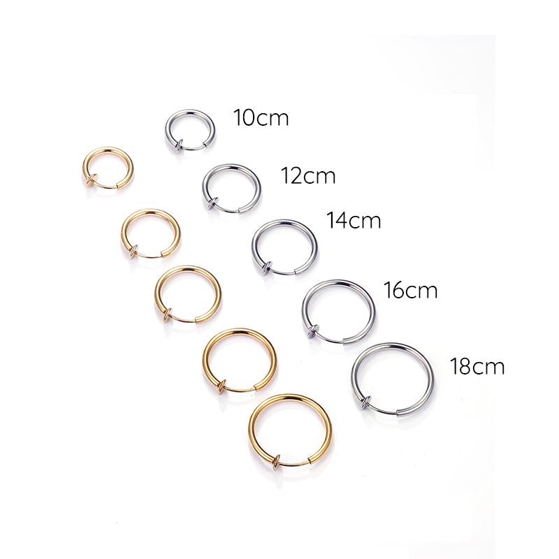 Boucles d'oreilles rétractables - pas besoin de piercing - ciaovie