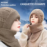 Écharpe coupe-vent avec protection auditive intégrée