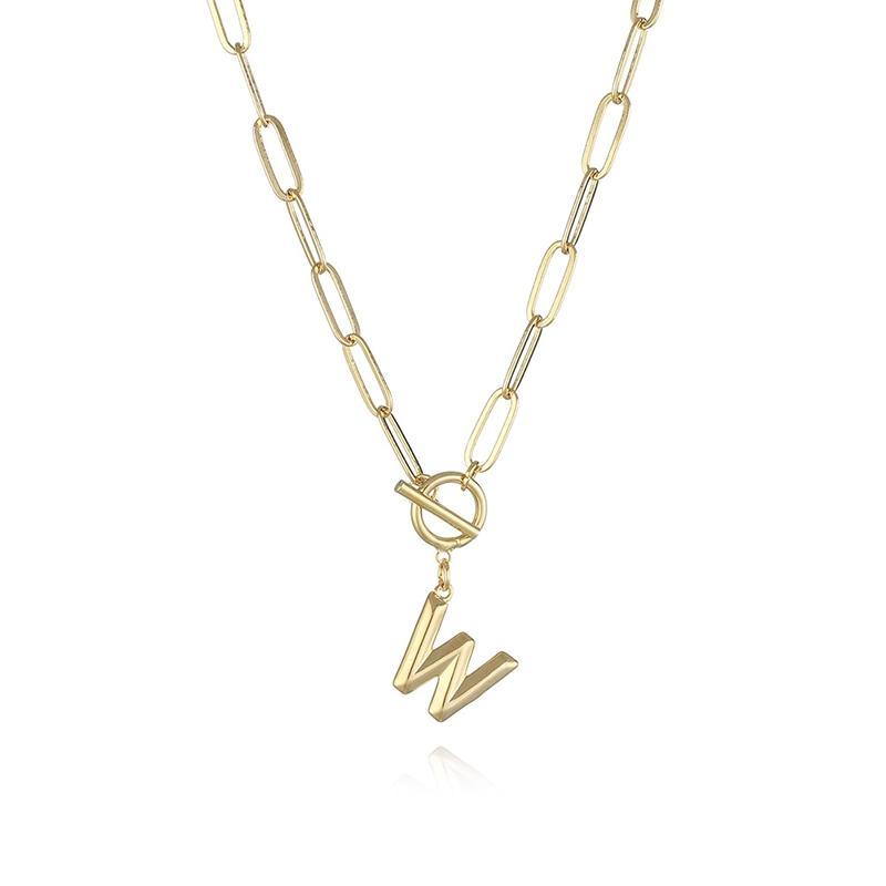 Collier Pendentif Lettre