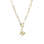 Collier Pendentif Lettre
