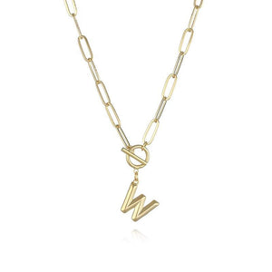Collier Pendentif Lettre