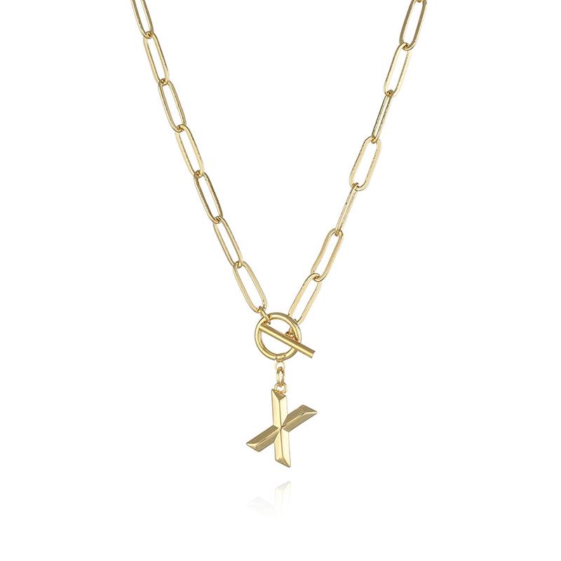 Collier Pendentif Lettre