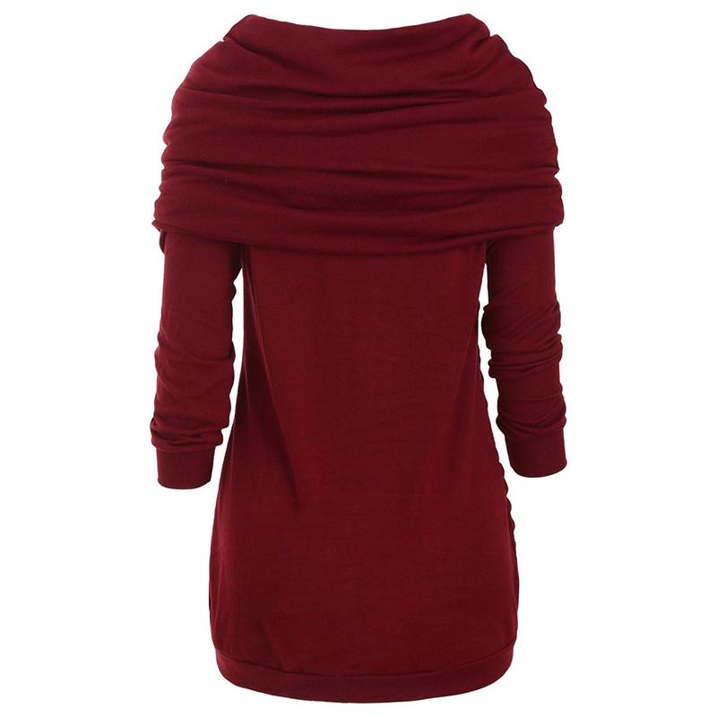 Robe-pull à Capuche Longue Élégante - ciaovie