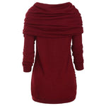 Robe-pull à Capuche Longue Élégante - ciaovie
