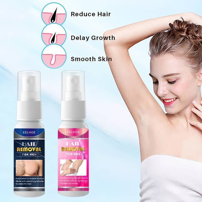 Powerful and Painless Hair Removal Spray