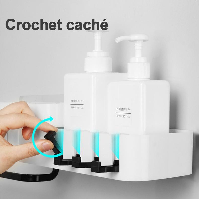 Ciaovie™ Étagère de Douche Rangement Salle de Bain Montage Réglable Sans Perçer - ciaovie