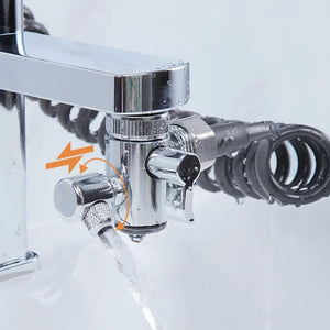 Prolongateur à une valve et à trois fins