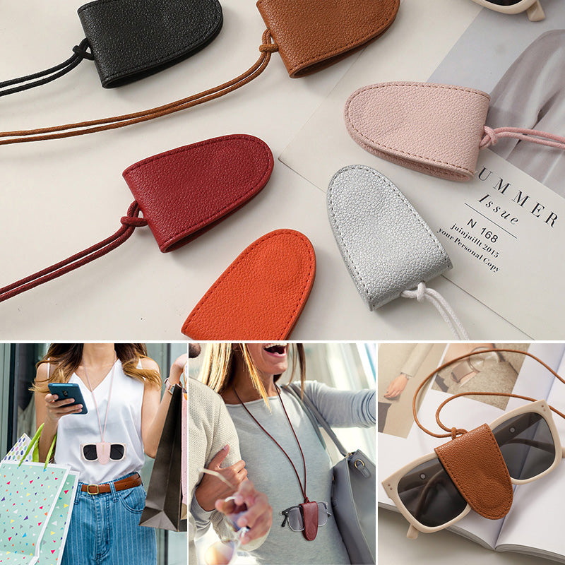 Porte-lunettes en Cuir PU