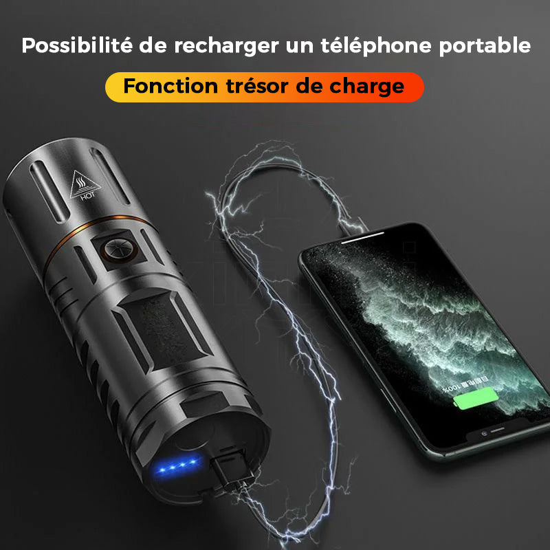 Lampe de poche zoomable T40