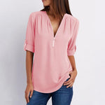 Blouse-Couleur Pure-Clo V - ciaovie