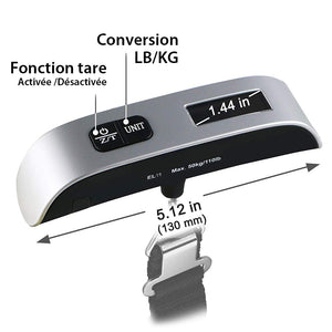 Balance numérique portable, batterie incluse - ciaovie