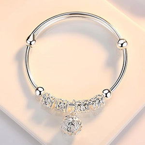 Bracelet De Cloche De Perles De Transit De Fleurs