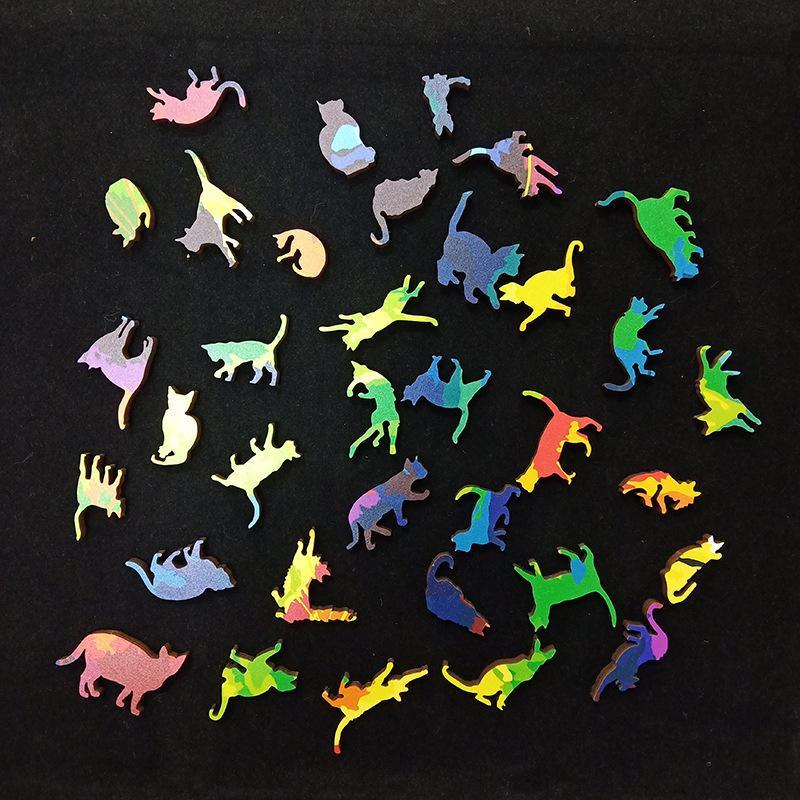 Puzzles de Chat en Arc-en-Ciel