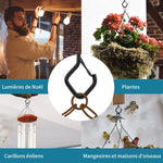 Crochets mousquetons carrés