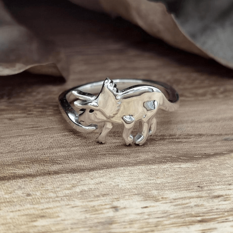 Bague Réglable en Forme de Dinosaure Mignon