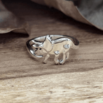Bague Réglable en Forme de Dinosaure Mignon