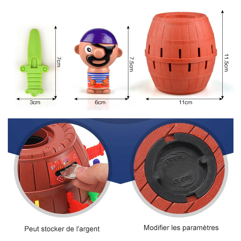 Jouet Interactif de Seau Pirate - ciaovie