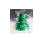 Carte Pop-up 3D De Sapin de Noël