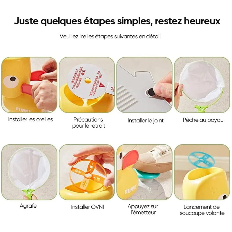 Jouet soucoupe volante catapulte