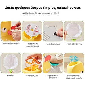 Jouet soucoupe volante catapulte