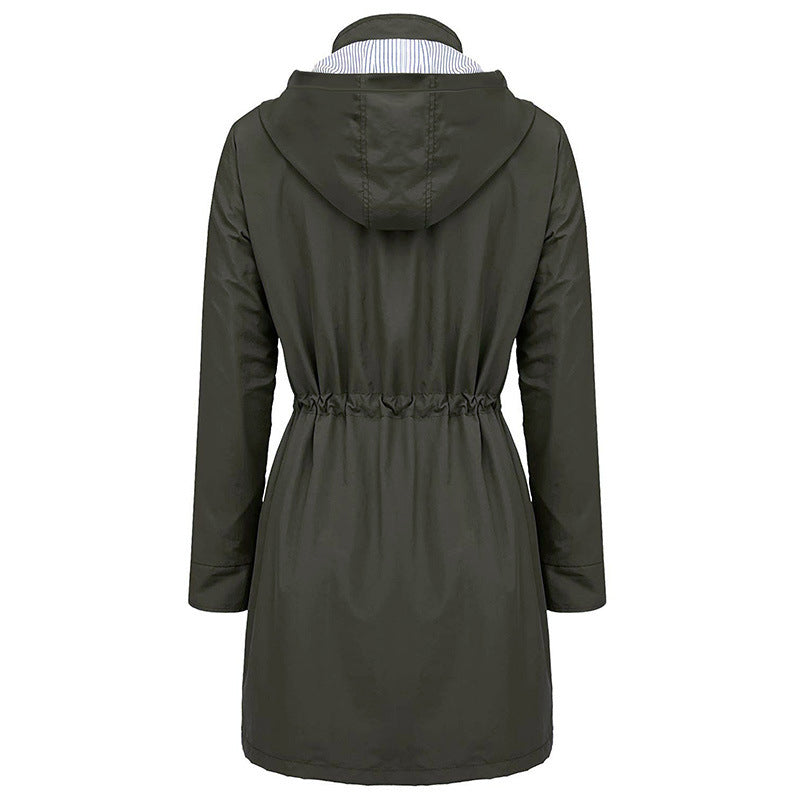 Manteau à capuche pour  femme - ciaovie