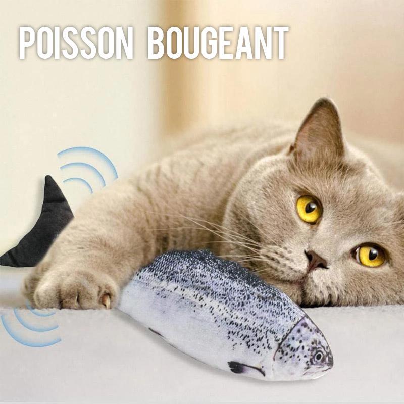 Jouet de Simulation de Poisson pour Chat Charge USB