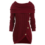 Robe-pull à Capuche Longue Élégante - ciaovie