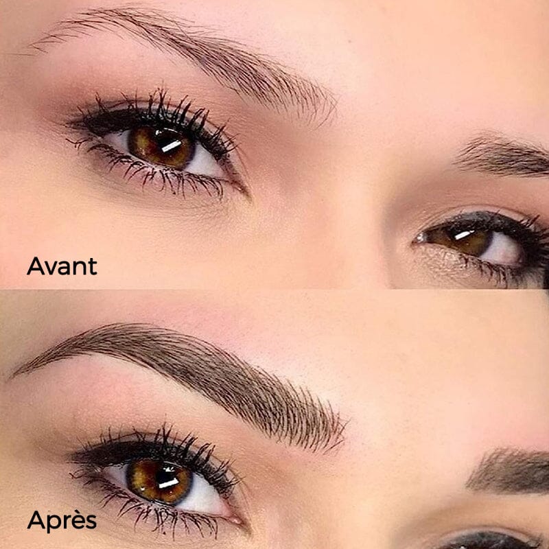 Crayon à sourcils waterproof avec pointe micro-fourchette