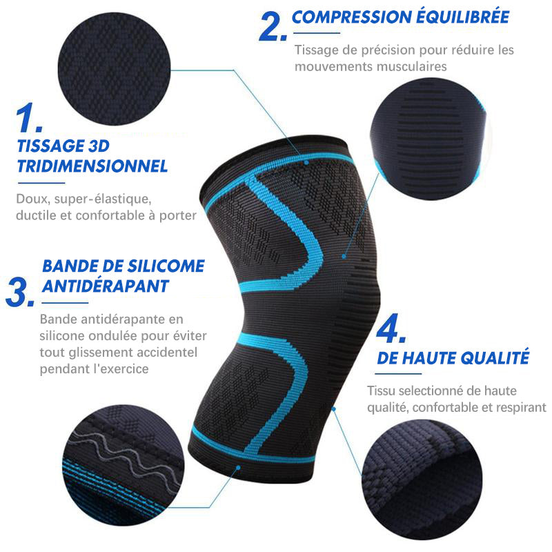 Genouillère Élastique Avec Effet De Compression - ciaovie