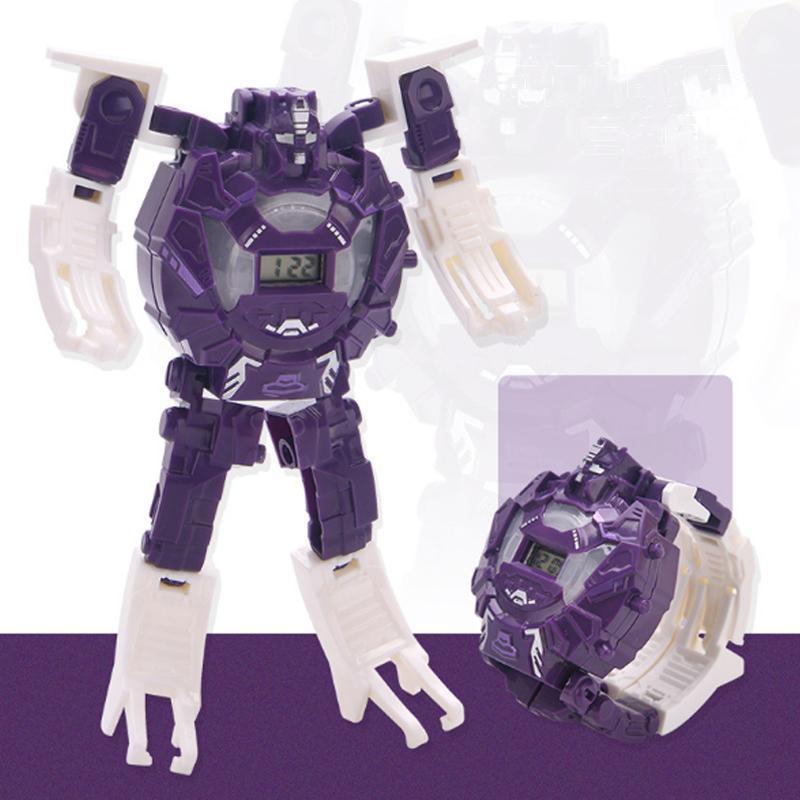 Montre de Robot Déformable Intéressante pour Enfants