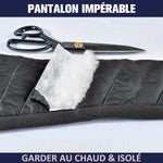 Pantalon femme taille haute en duvet - ciaovie