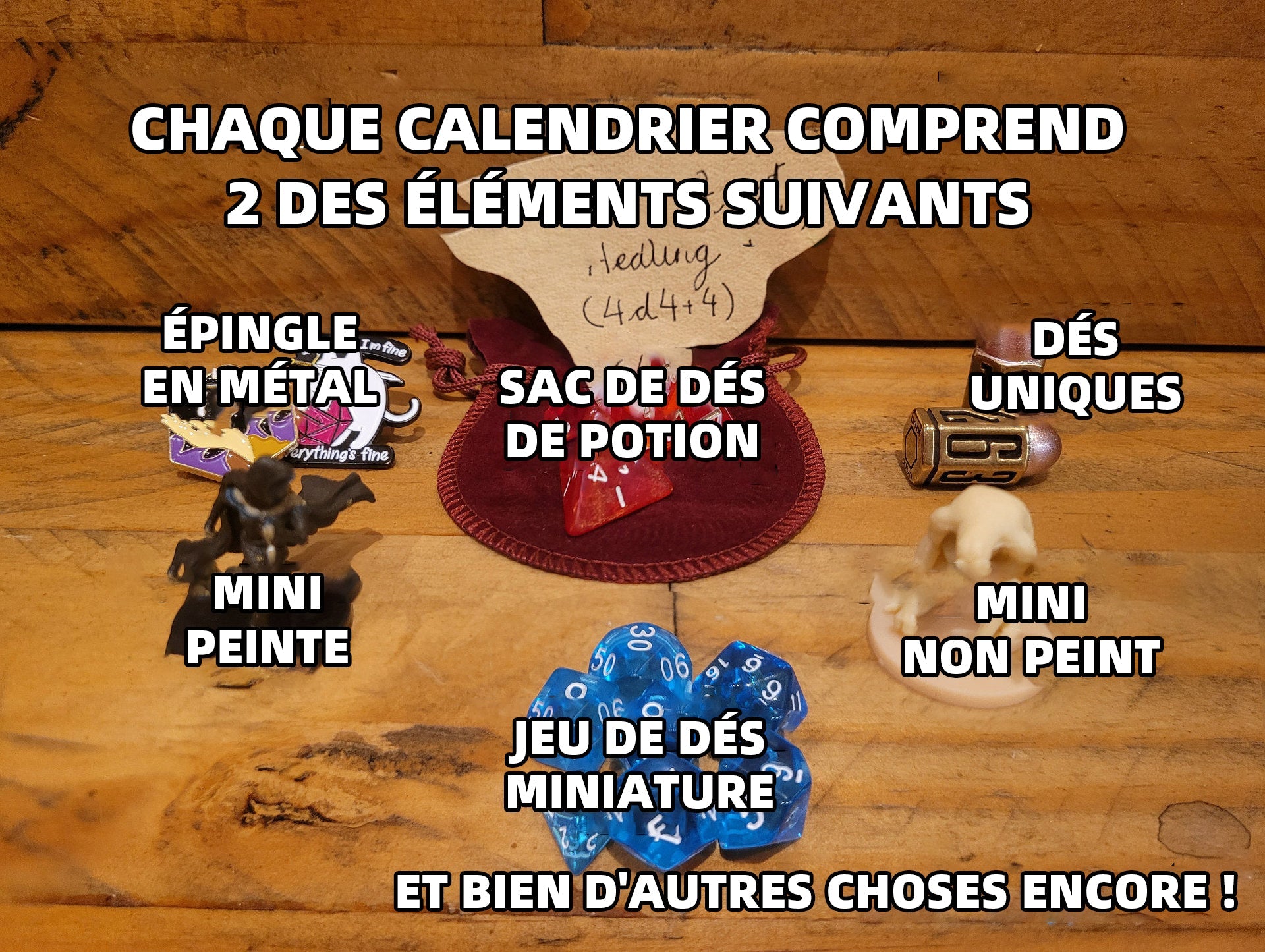 Calendrier de l'Avent des dés 2023