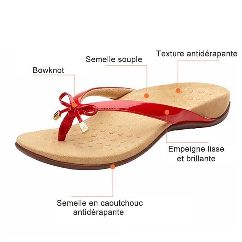 Ciaovie™ Sandales En Forme De V  Avec Bowknot - ciaovie