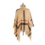 Ciaovie™ Pull châle à Carreaux - ciaovie