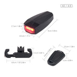 Feu Arrière d'alarme Sonore et Lumineux Intelligent pour Vélo