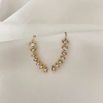 Clous d'oreilles diamant sept étoiles