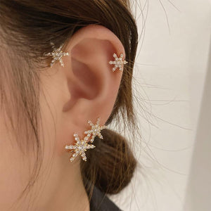 Boucles D'oreilles Flocon De Neige