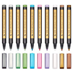 Marqueurs de Peinture Acrylique Imperméables (10 couleurs)