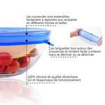 6-Pieces Couvercles De Bol Silicone - ciaovie