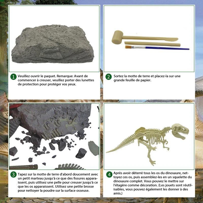 Jouet de Dinosaure Archéologique