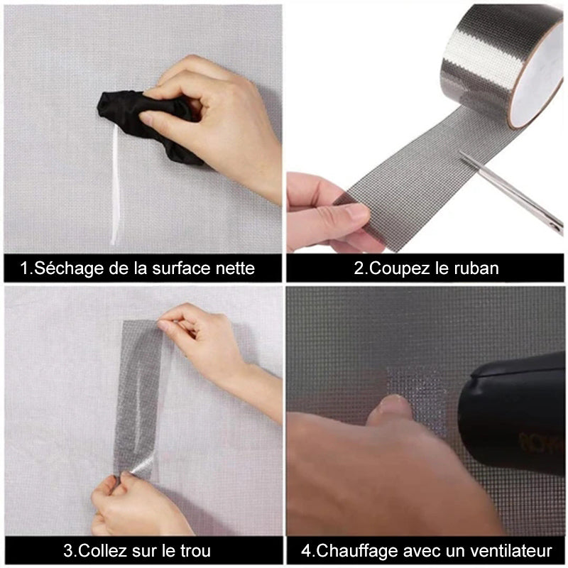Kit de Réparation d'écran Anti-insectes Intrusifs