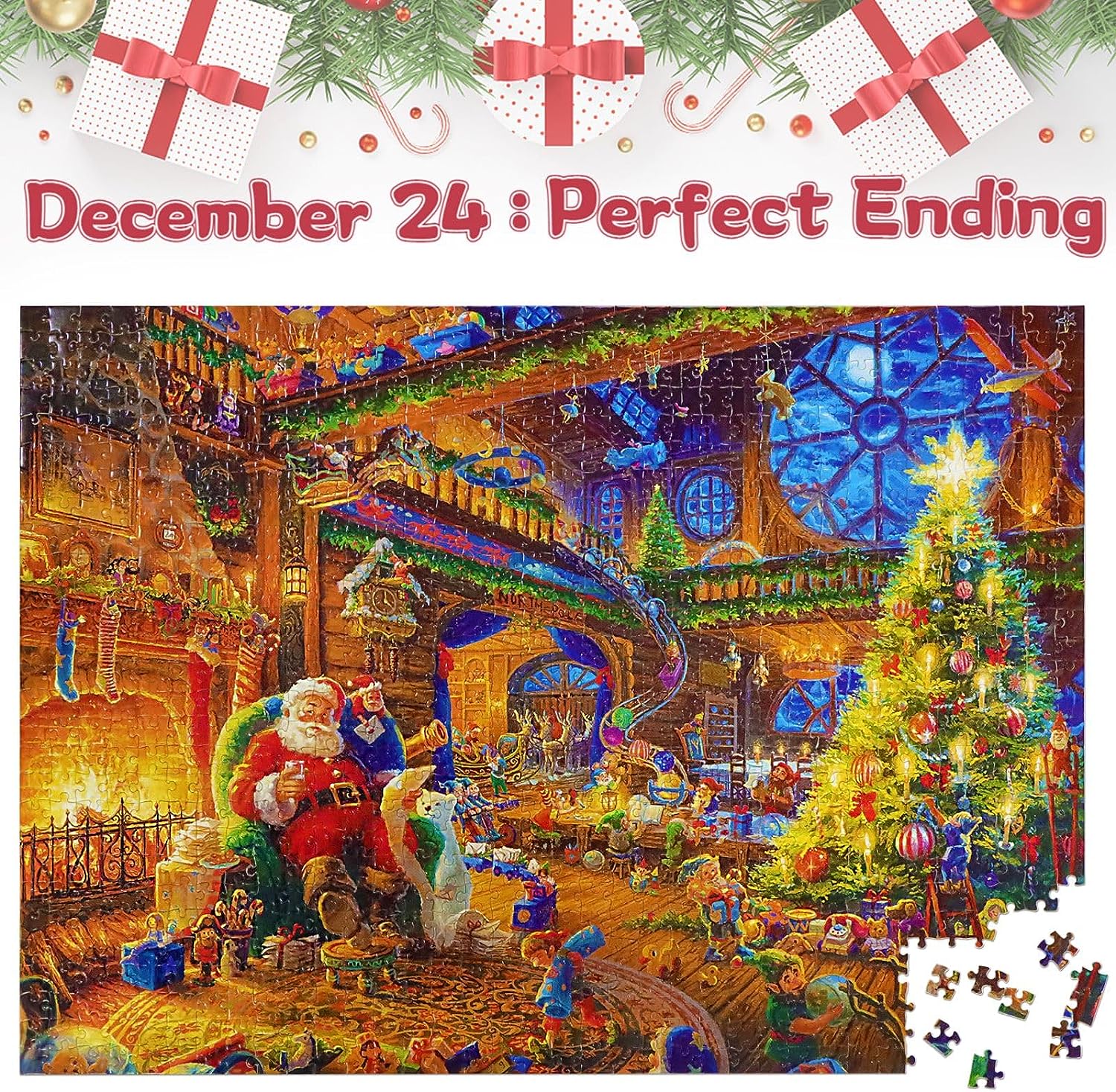 Calendrier de l'Avent 2023 Puzzles de Noël