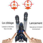 Ciaovie™ 3 en 1 Alliage Catapulte Jouet Voiture avec Deux Motos - ciaovie
