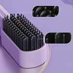 Mini peigne lisseur portatif sans fil